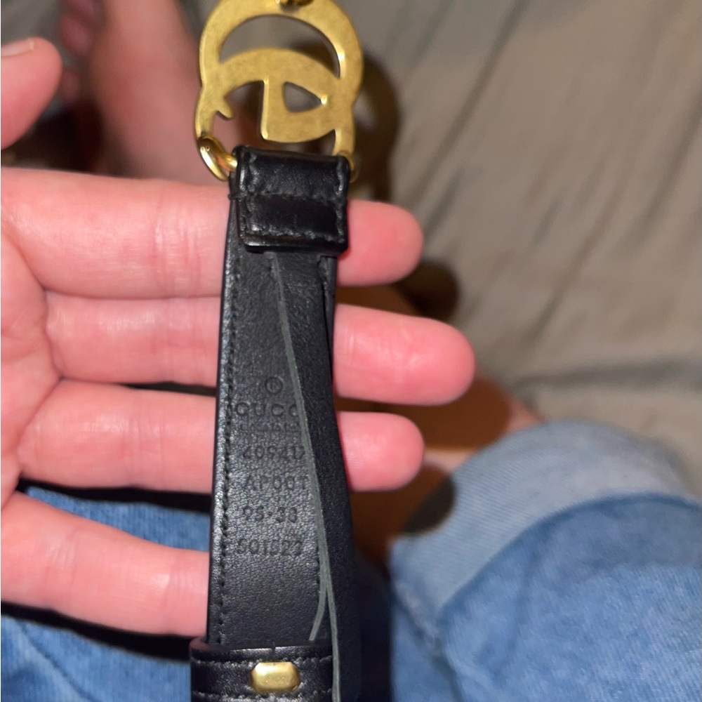 Slim/thin Gucci belt